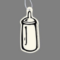 Paper Air Freshener Tag W/ Tab - Baby Bottle